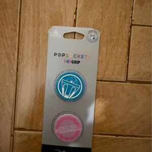 Brand New Disney Blue and Pink PopSockets PopGrip Set of 2